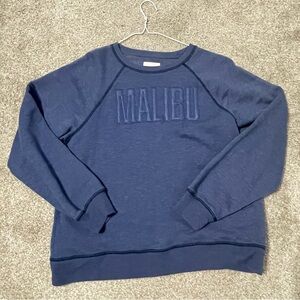 American Eagle Outfitters Blue Crewneck Sweater